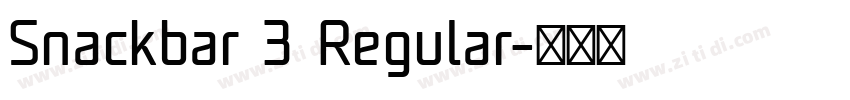 Snackbar 3 Regular字体转换